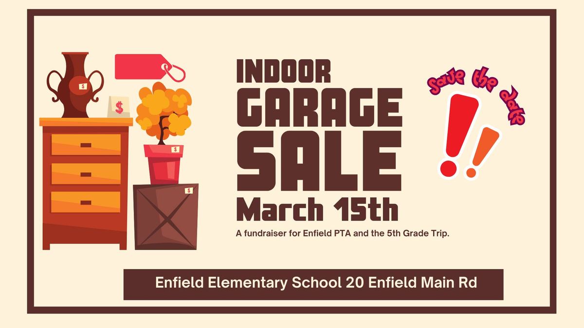 Indoor Garage Sale and Market