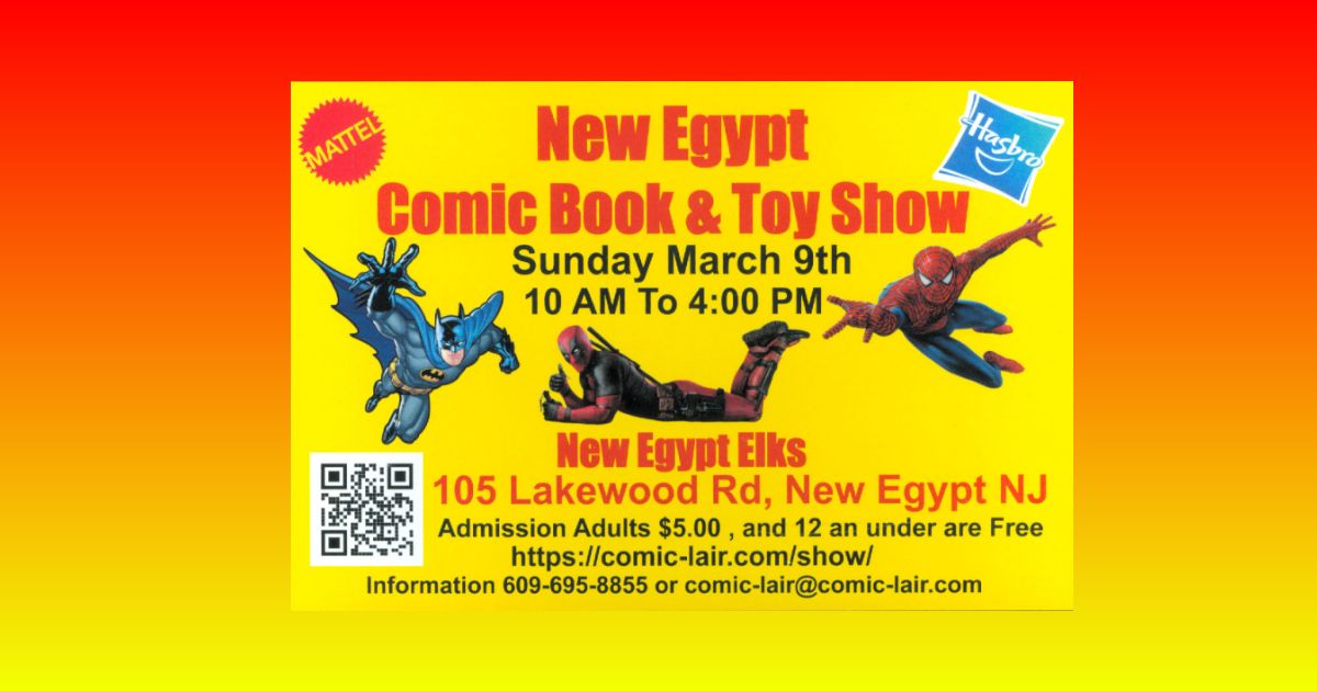 New Egypt Comic Book & Toy Show