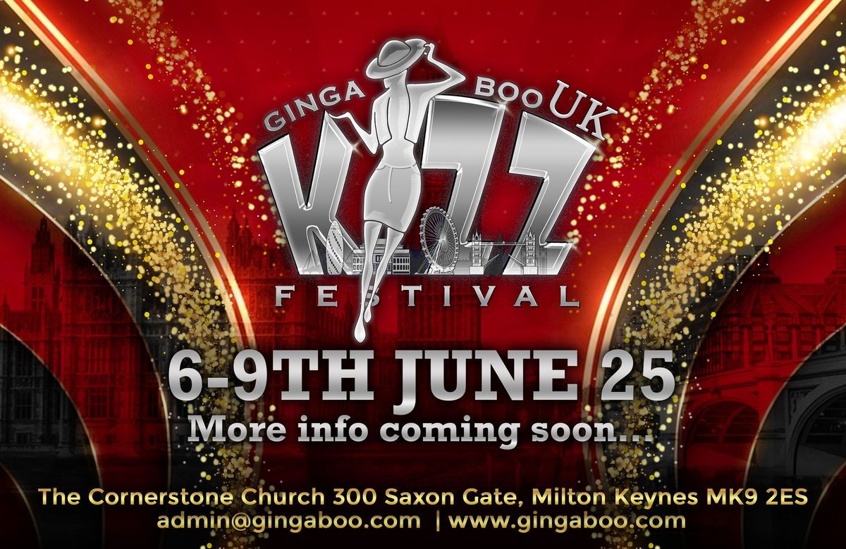 Ginga Boo UK Kizomba Festival 6th - 9th June 2025