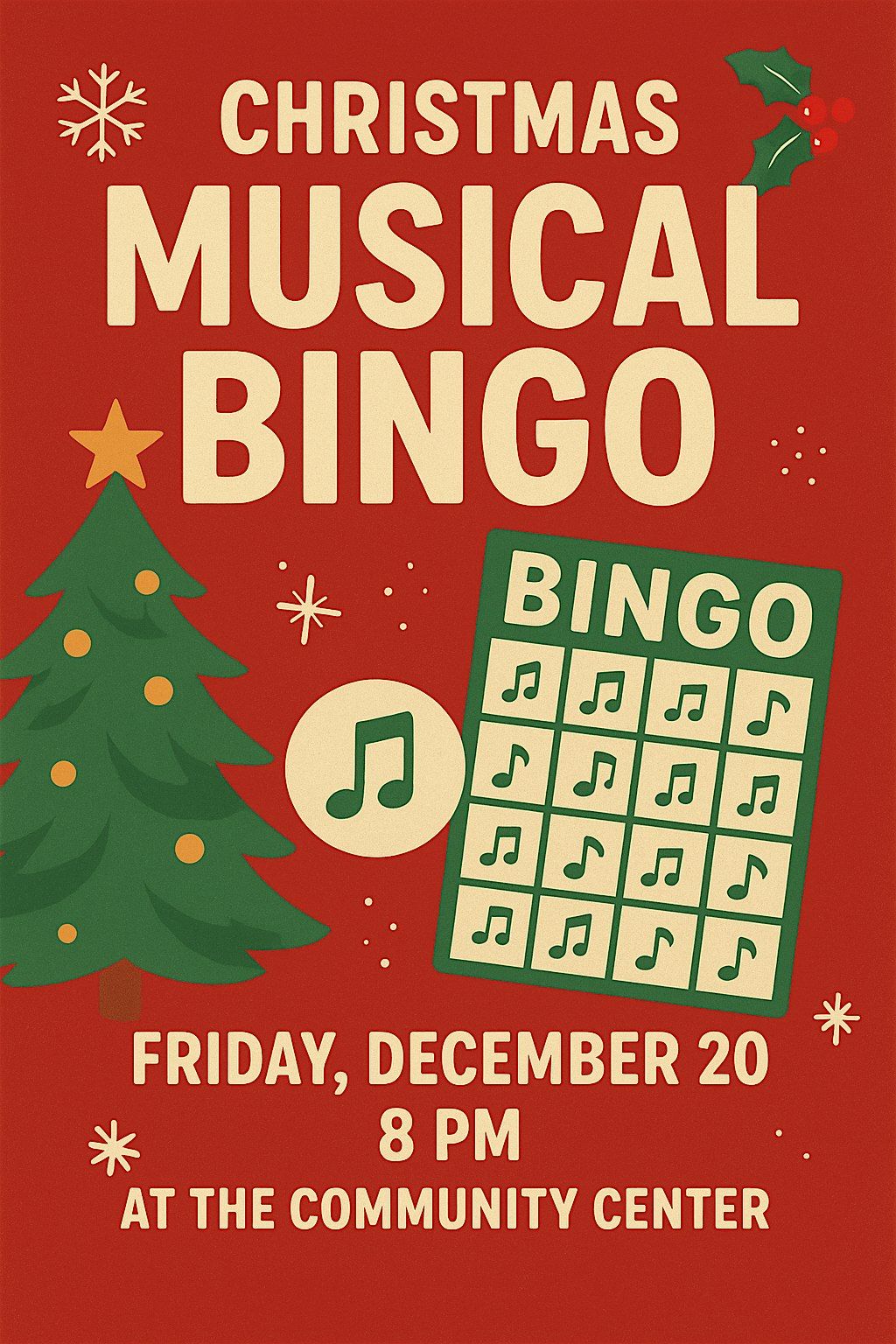 Christmas Musical Bingo