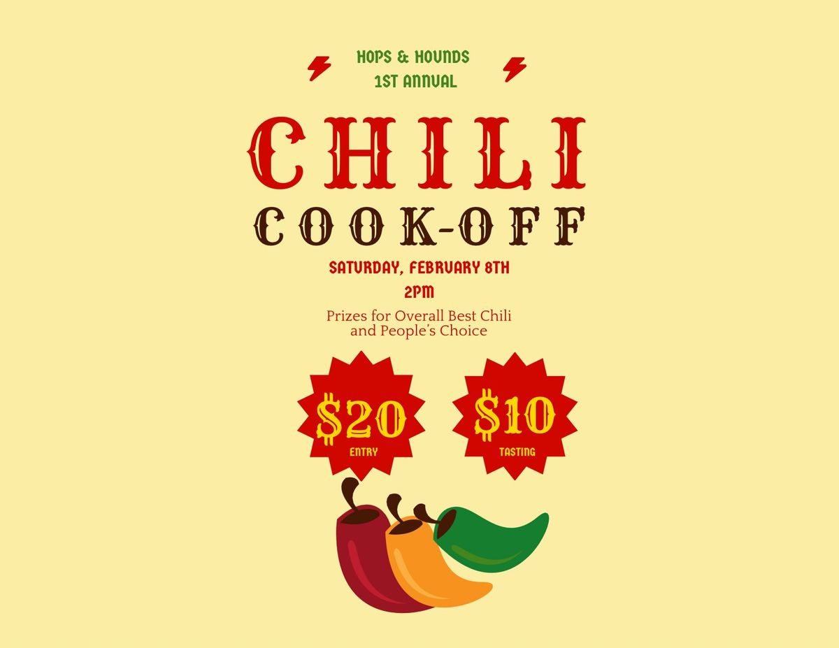 Hops & Hounds 1st Annual Chili Cook-off