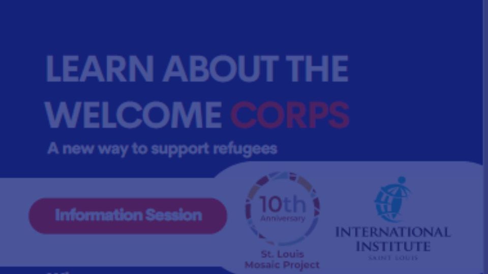 WELCOME CORPS: \ufeff A new way to support refugees