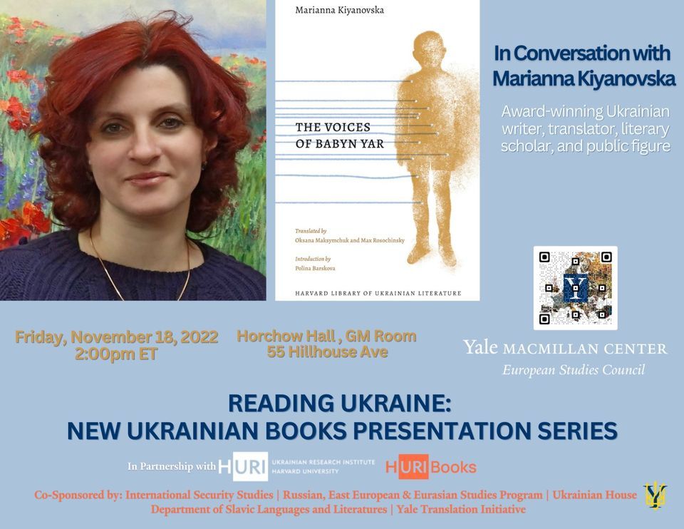 Reading Ukraine New Ukrainian Books Presentation SeriesMarianna