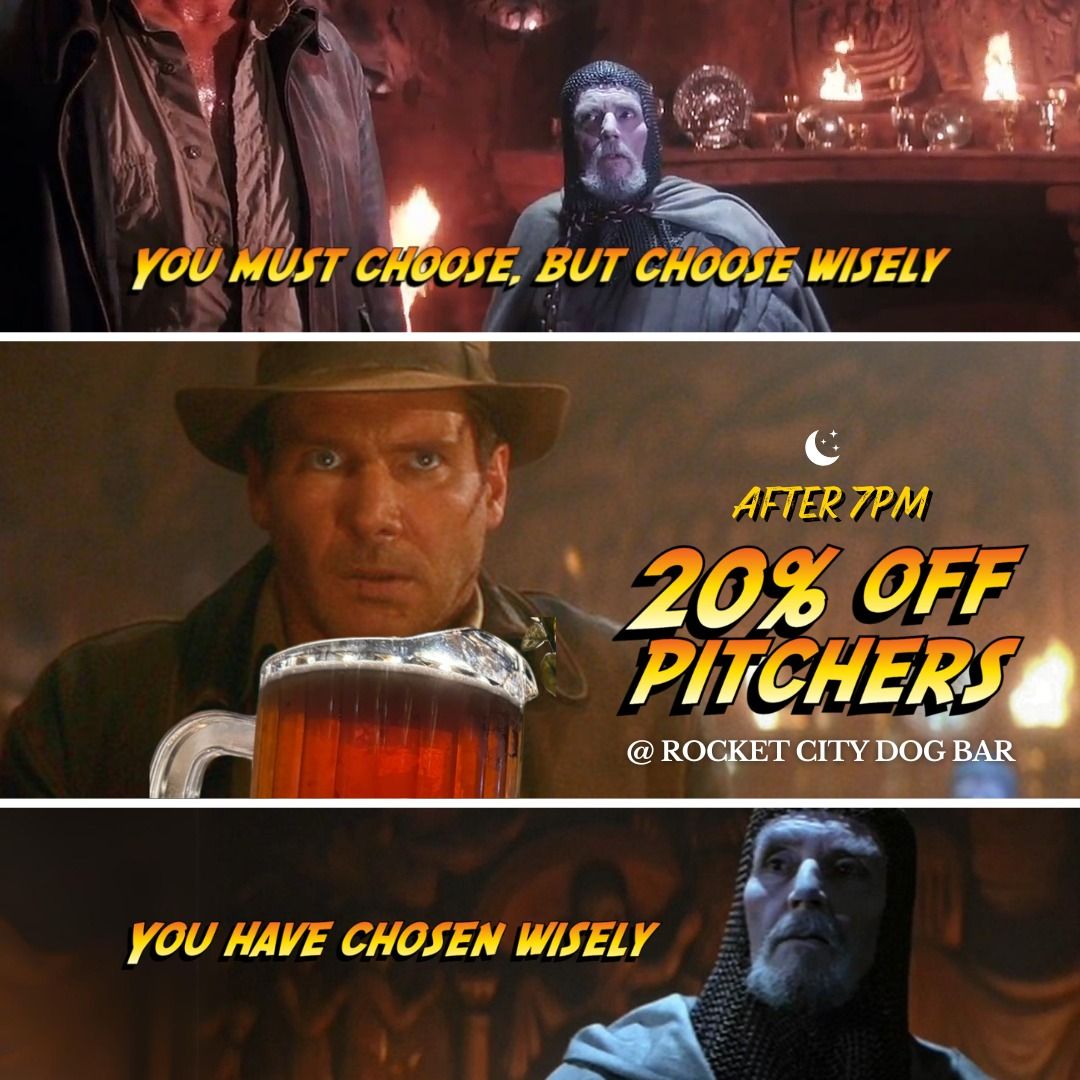 20% Off Pitchers of Beer!