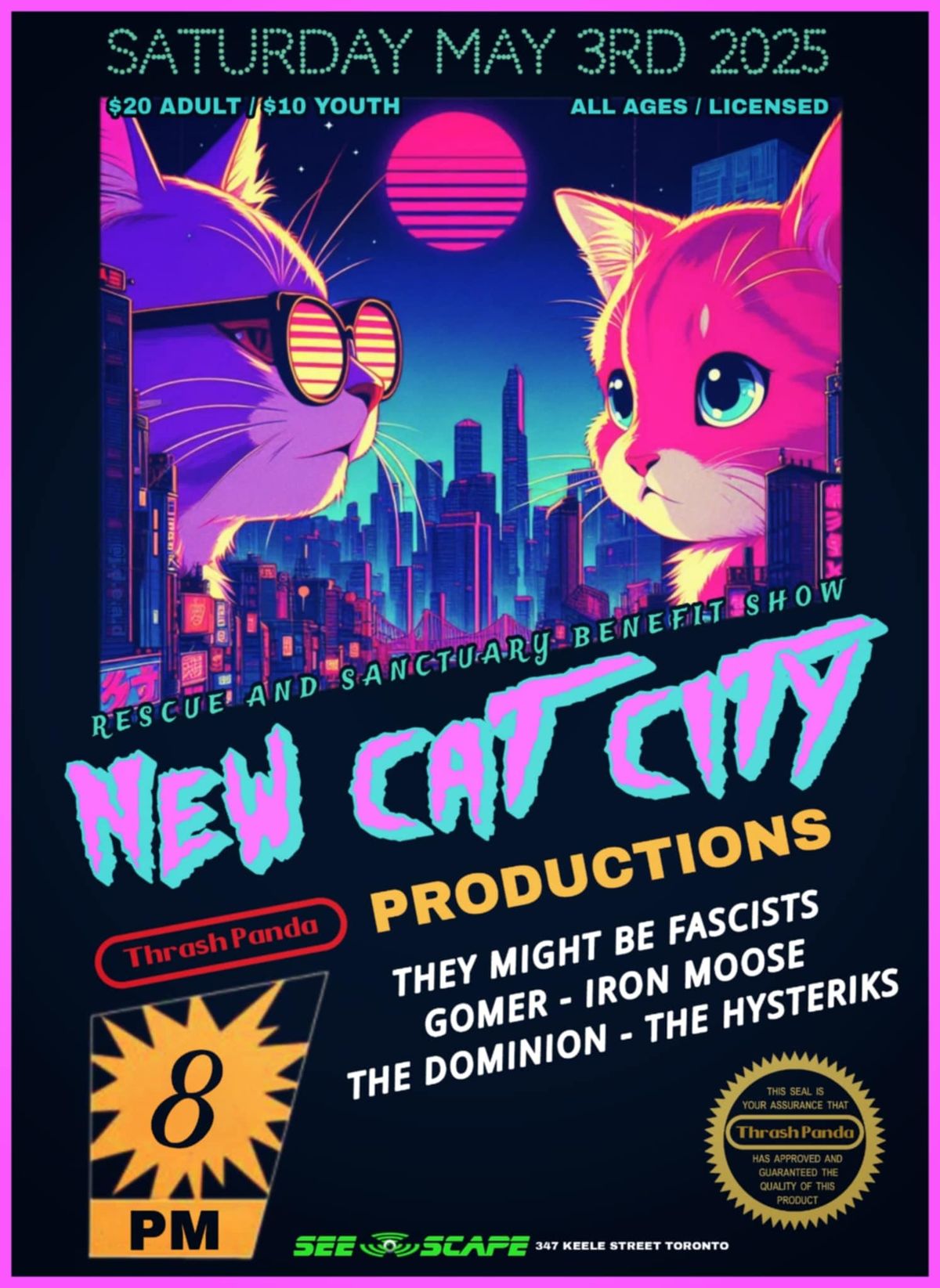 NEW CAT CITY RESCUE & SANCTUARY BENEFIT SHOW