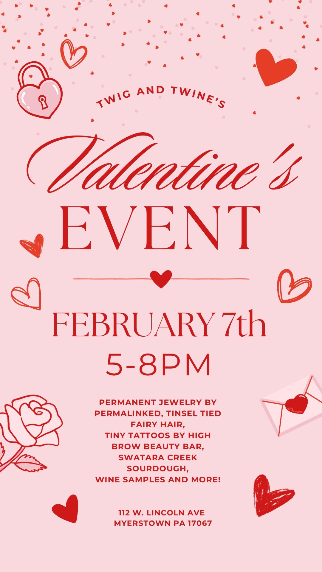 Twig and Twines Valentines Event