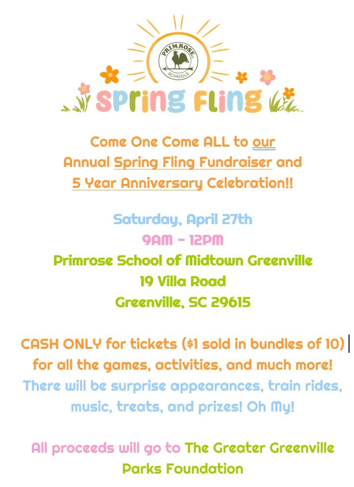 Primrose School of Midtown Greenville Spring Fling Celebration