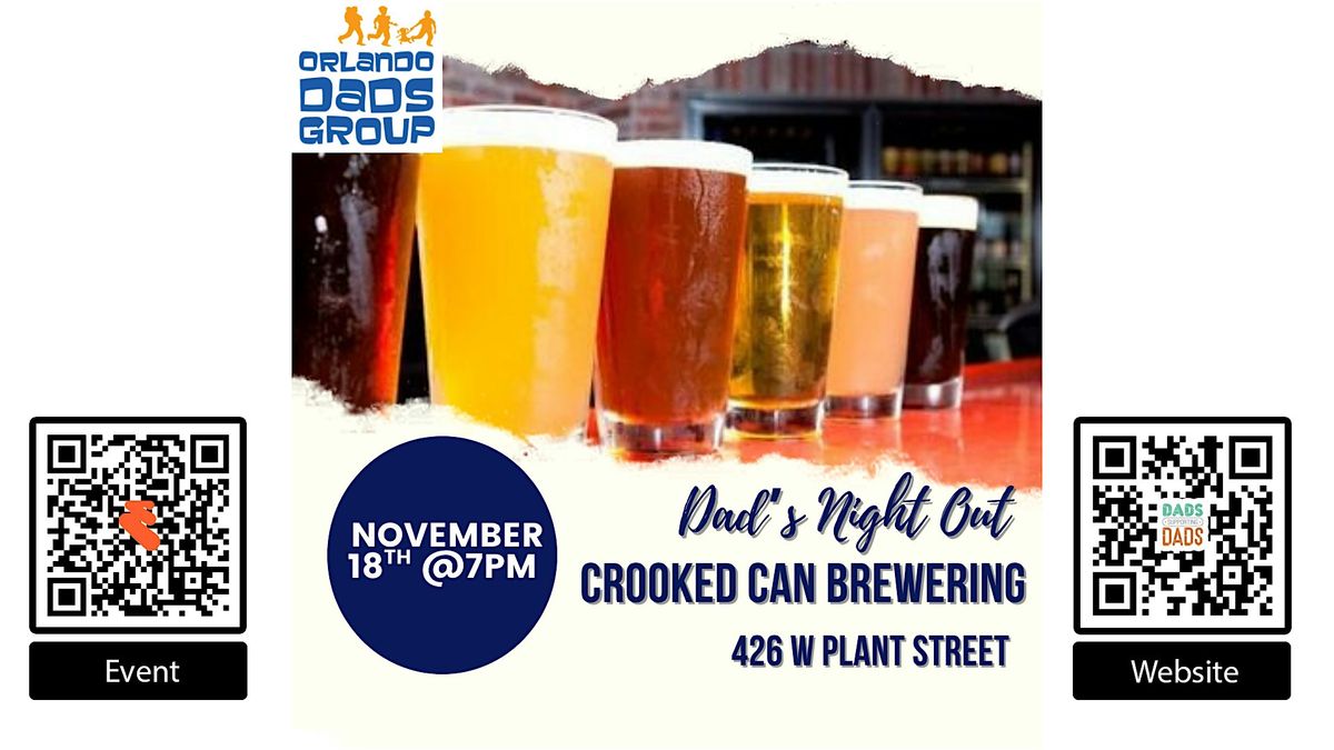 Orlando Dads Group: Dads Night Out at Crooked Can Brewery