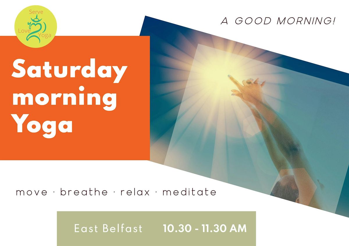 Saturday morning yoga class for all levels with Chandra