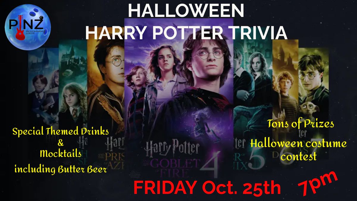 HARRY POTTER Trivia Night at Pinz