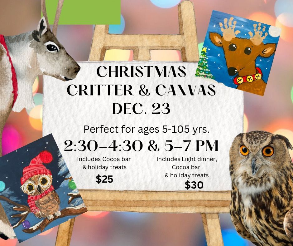 Christmas Critter & Canvas