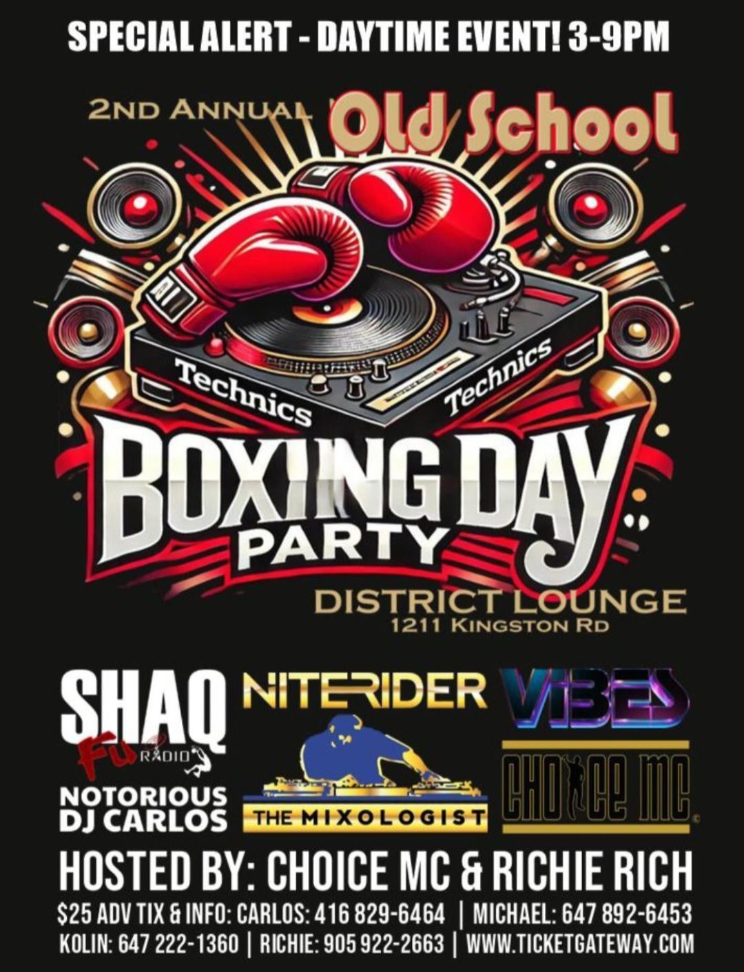 Boxing Day Party by NOTORIOUS DJCARLOS 