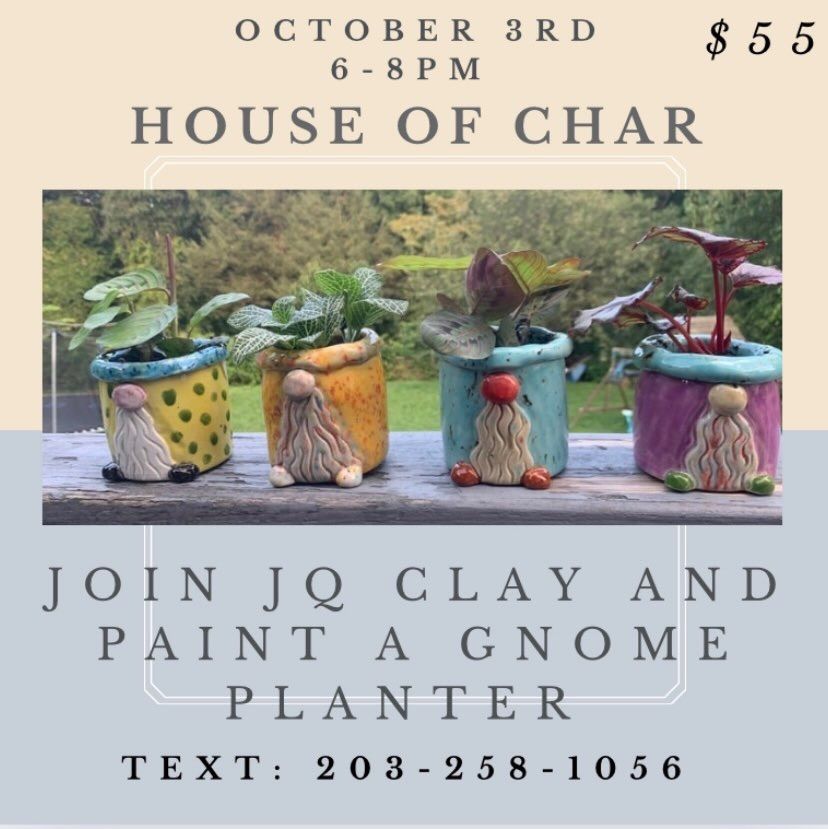 Clay & Paint GNOME PLANTER with @jq_clay!!!