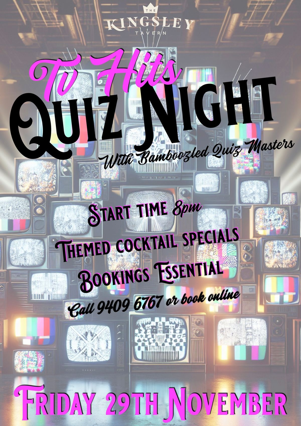 TV Hits Quiz Night - The Kingsley Tavern