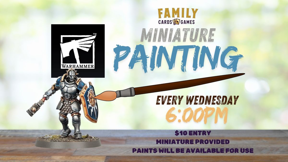 Warhammer Miniature Painting