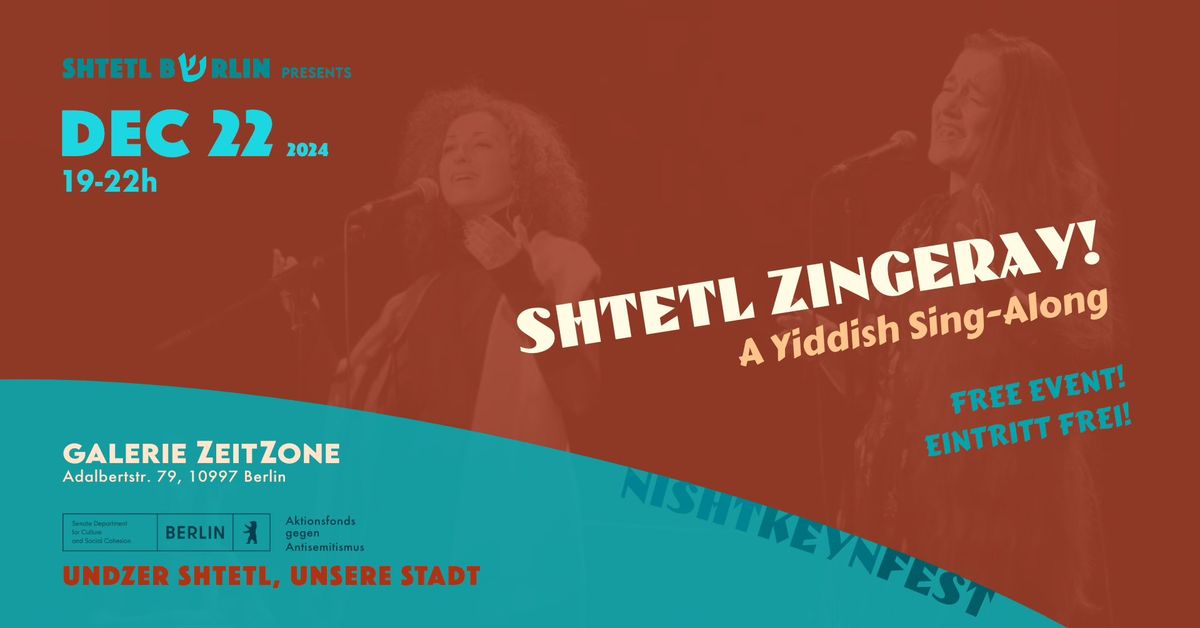 Zingeray! A Yiddish Sing-Along!