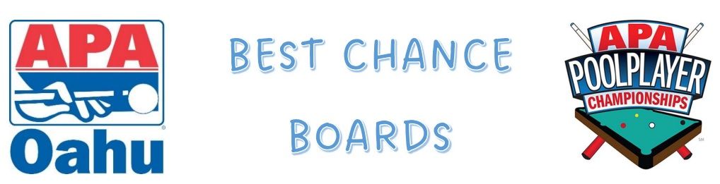 8-Ball Best Chance Boards