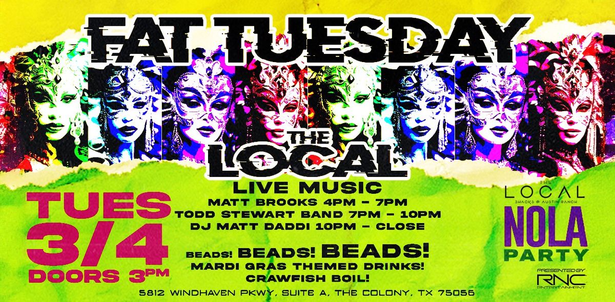 Fat Tuesday & Crawfish Boil @ The Local