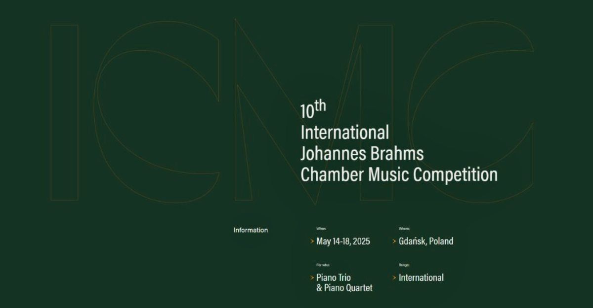 10th International Johannes Brahms Chamber Music Competition