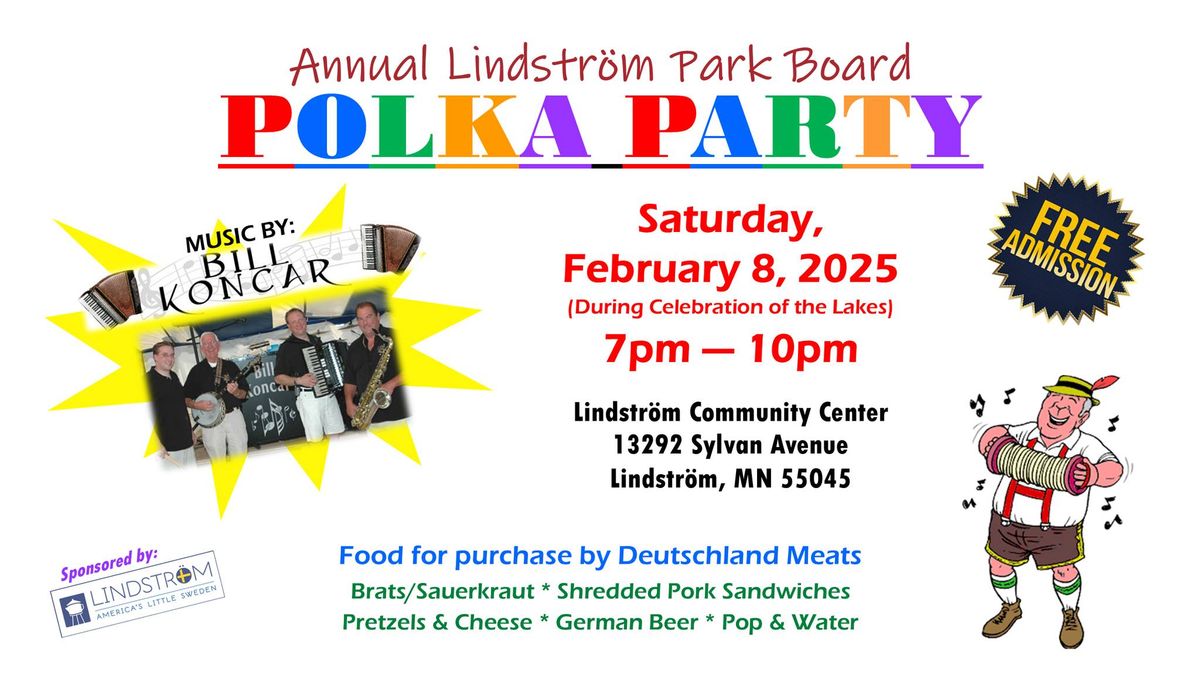 Lindstr\u00f6m Park Board Polka Party