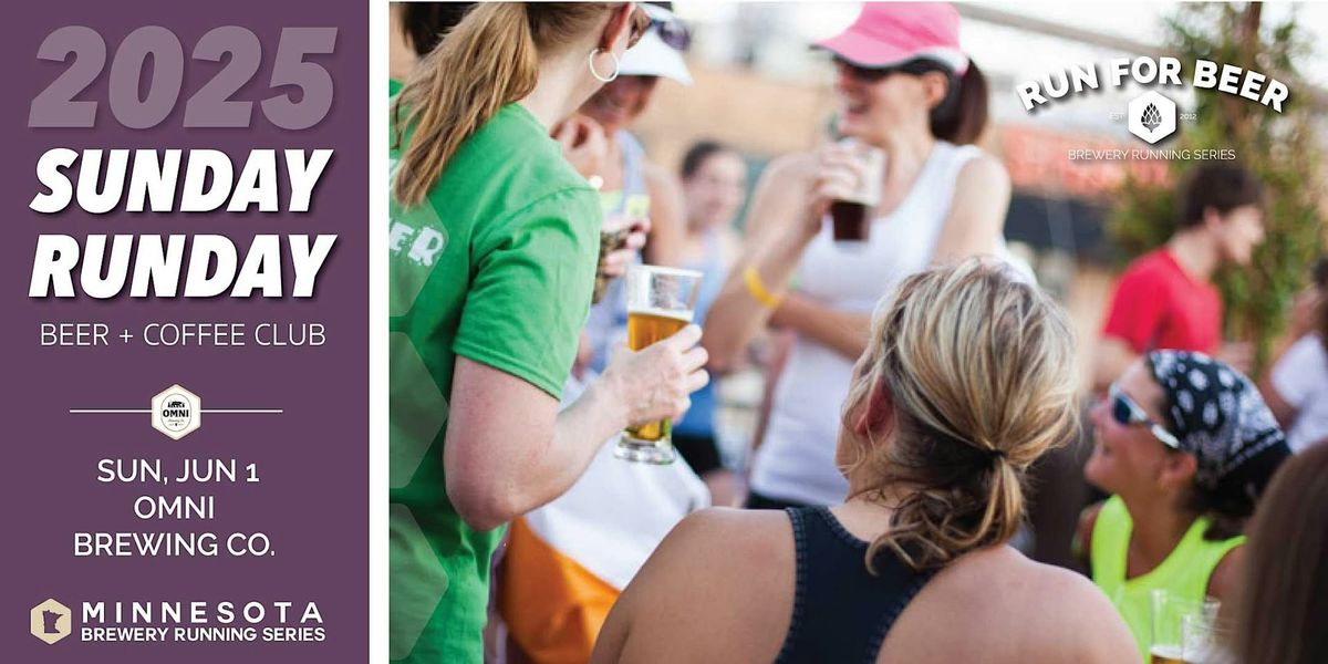 Sunday Runday Coffee + Beer Club at OMNI Brewing Co | 2025 MN Brewery Run