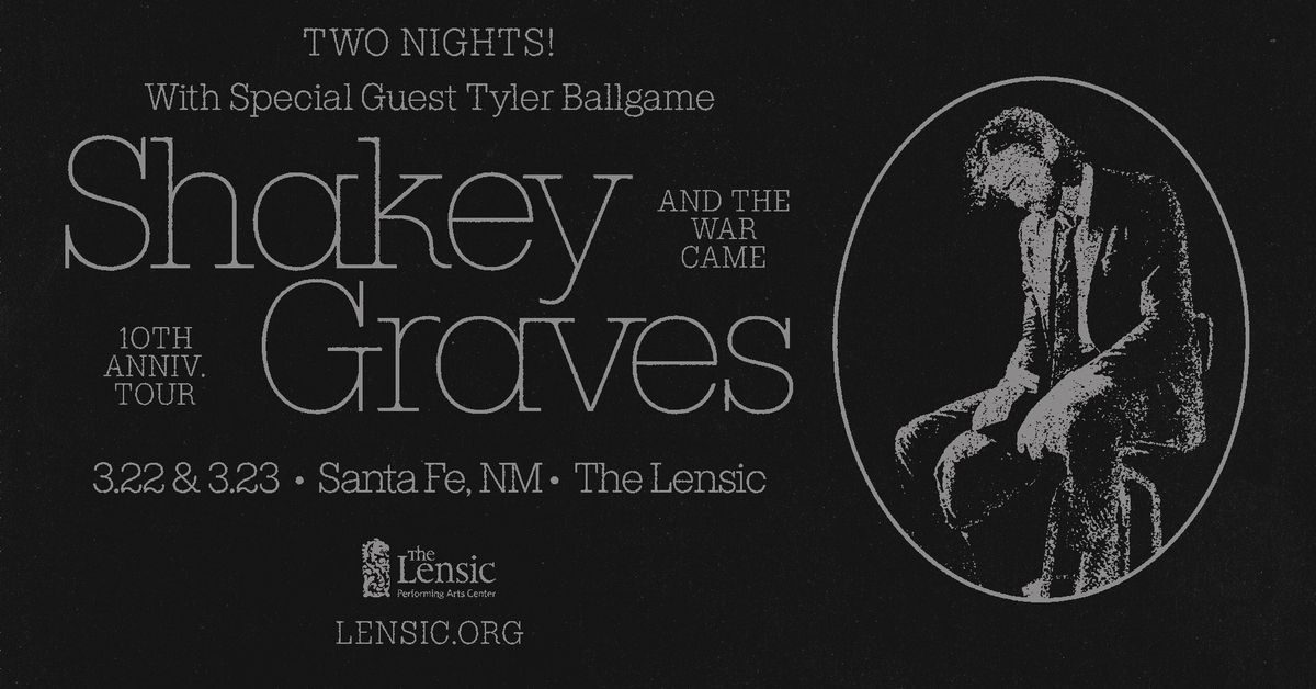 Shakey Graves: And The War Came - 10th Anniversary Tour | Santa Fe, NM