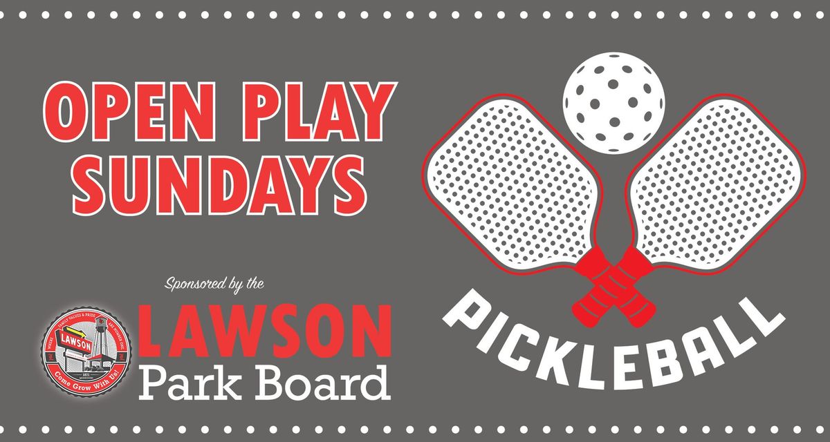 Pickleball Open Play Sundays