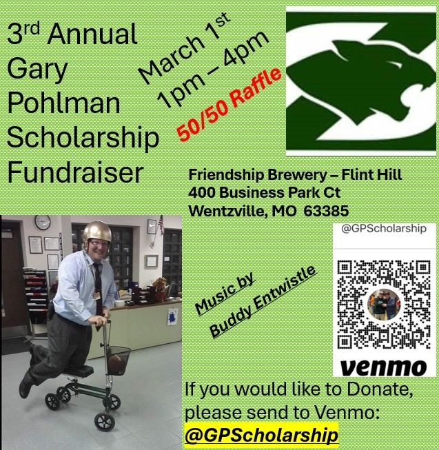 GARY OLIVER POHLMAN SCHOLARSHIP FUNDRAISER