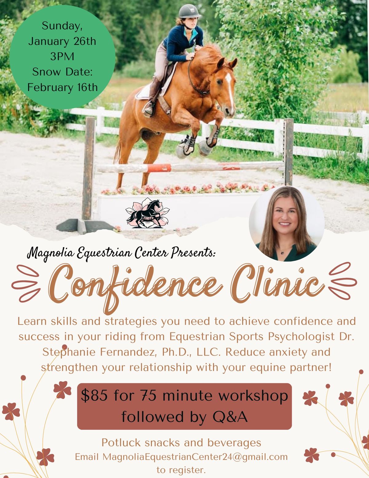 Confidence Clinic with Equestrian Sports Psychology