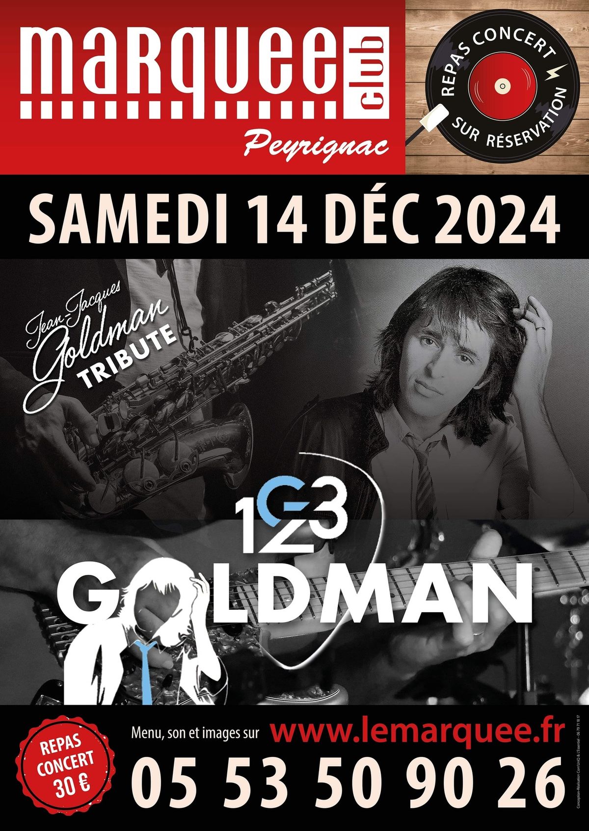 Repas concert 123 Goldman 