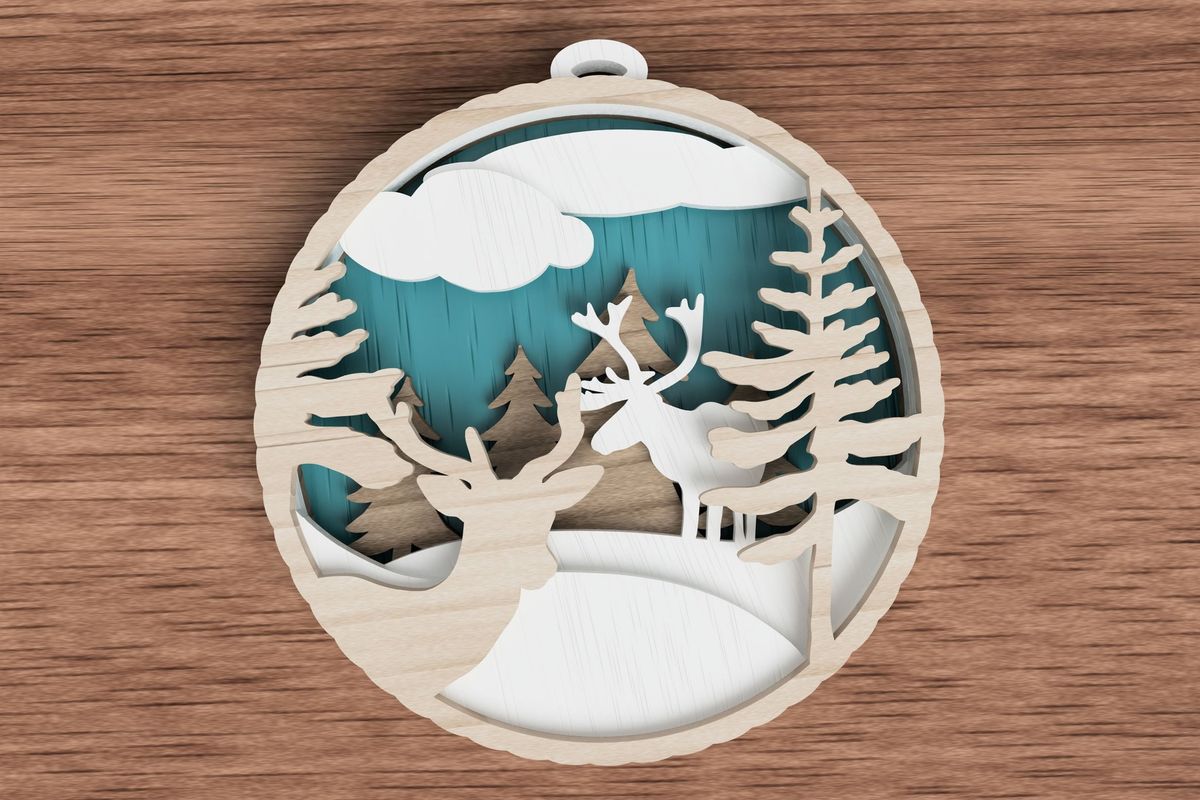 Laser Cutting Basics: Christmas Ornaments