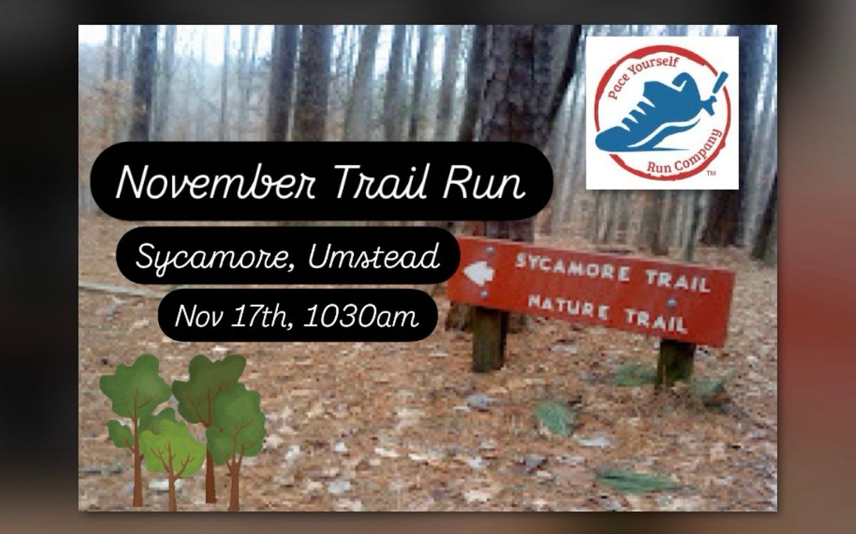 PYRC Sycamore Umstead Trail Run\/Hike