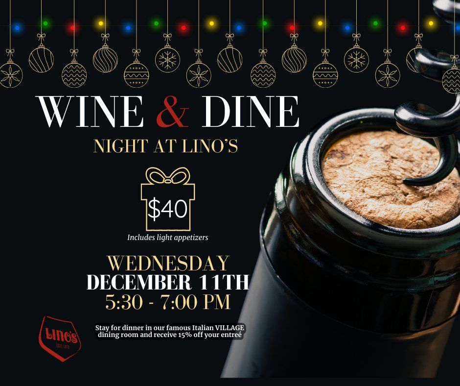 Wine & Dine Night at Linos