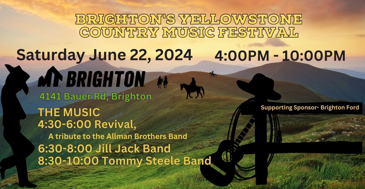 Brighton's 2nd Annual Yellowstone Country Music Festival