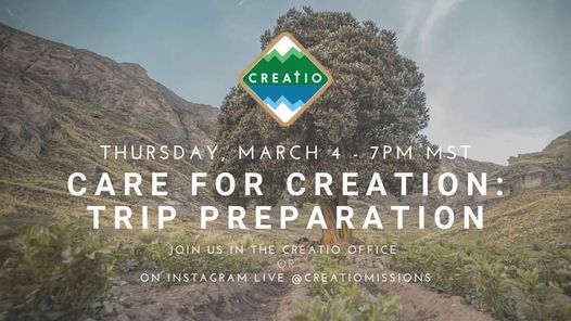 Skills Clinic: Care for Creation - Trip Preparation