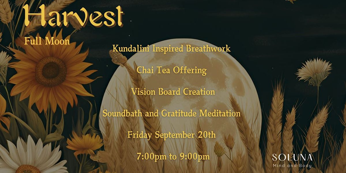 Harvest Moon Ceremony: A Journey of Intention, Reflection, and Gratitude