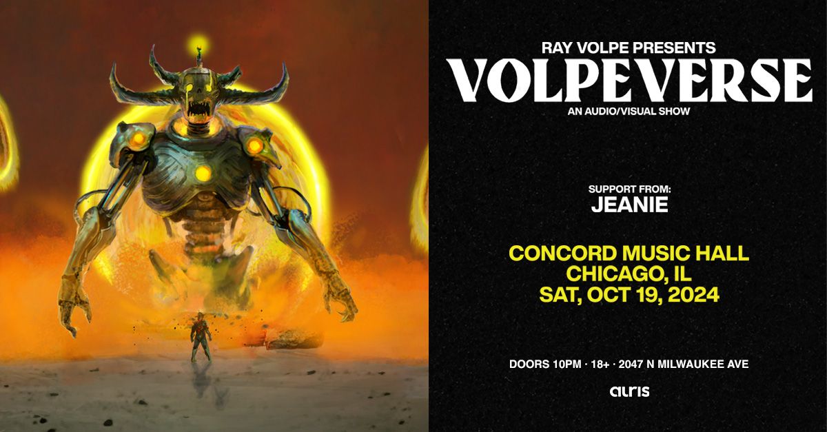 Auris Presents RAY VOLPE: VOLPEVERSE \u2013 AN AUDIO\/VISUAL SHOW CHICAGO