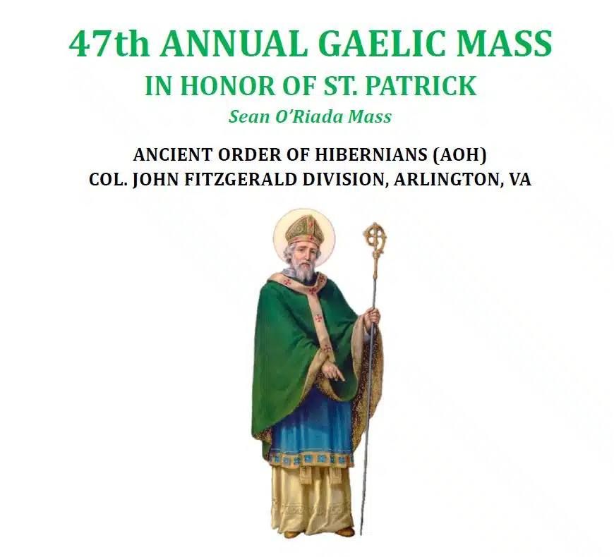 47th Annual Gaelic Mass In Honor of St. Patrick