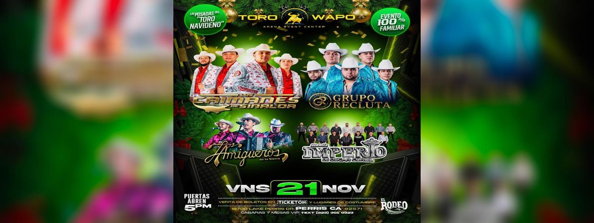 LOS CAIMANES, GRUPO RECLUTA Y M\u00c1S