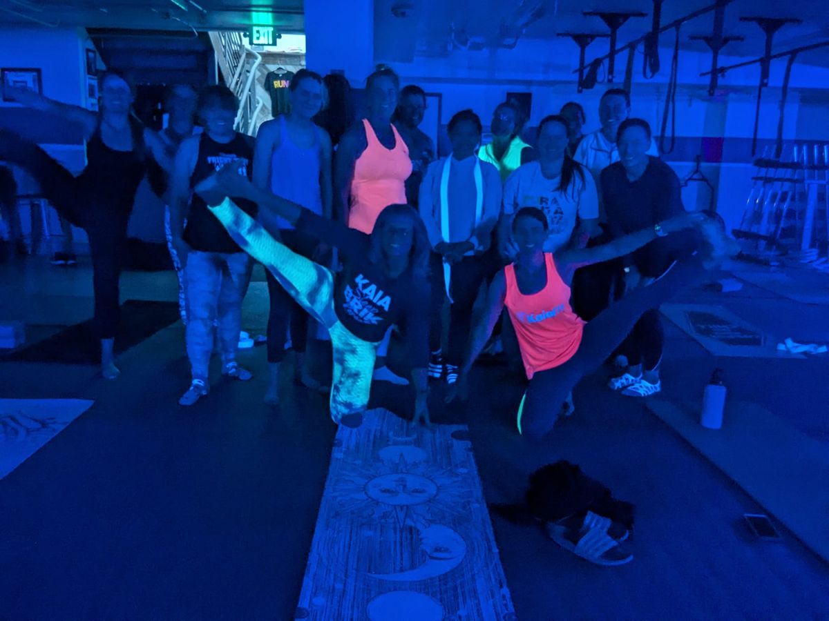 Free Black Light Yoga Workout in Midtown Reno