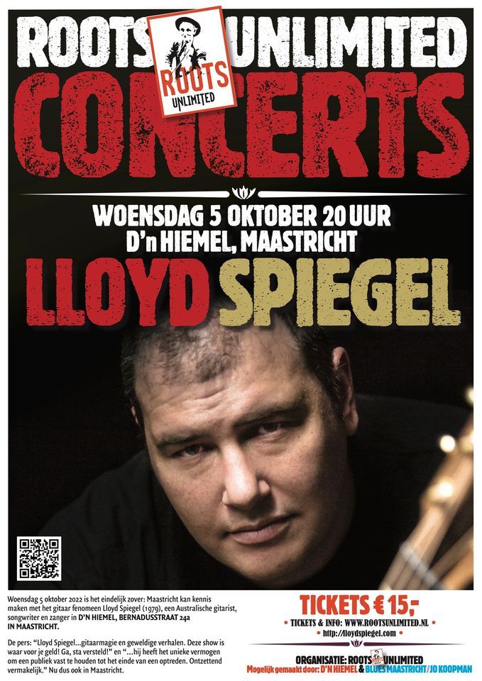 Lloyd Spiegel (AUS) in D'n Hiemel Maastricht