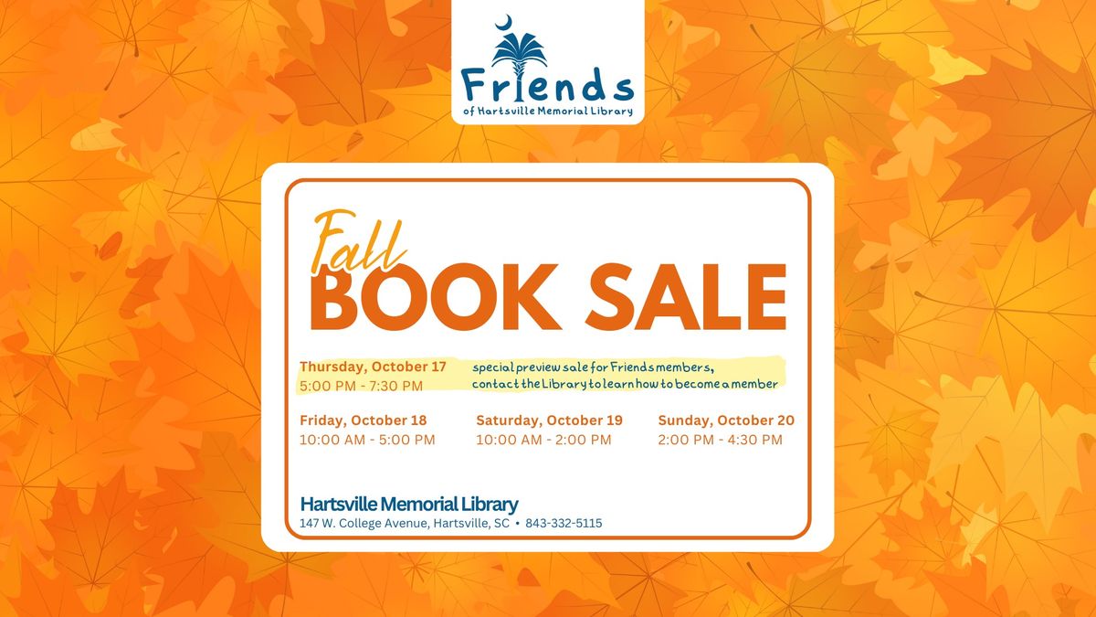 Fall Book Sale