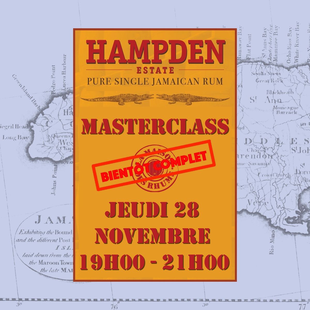 Masterclass Hampden Estate- Rhums de Jama\u00efque