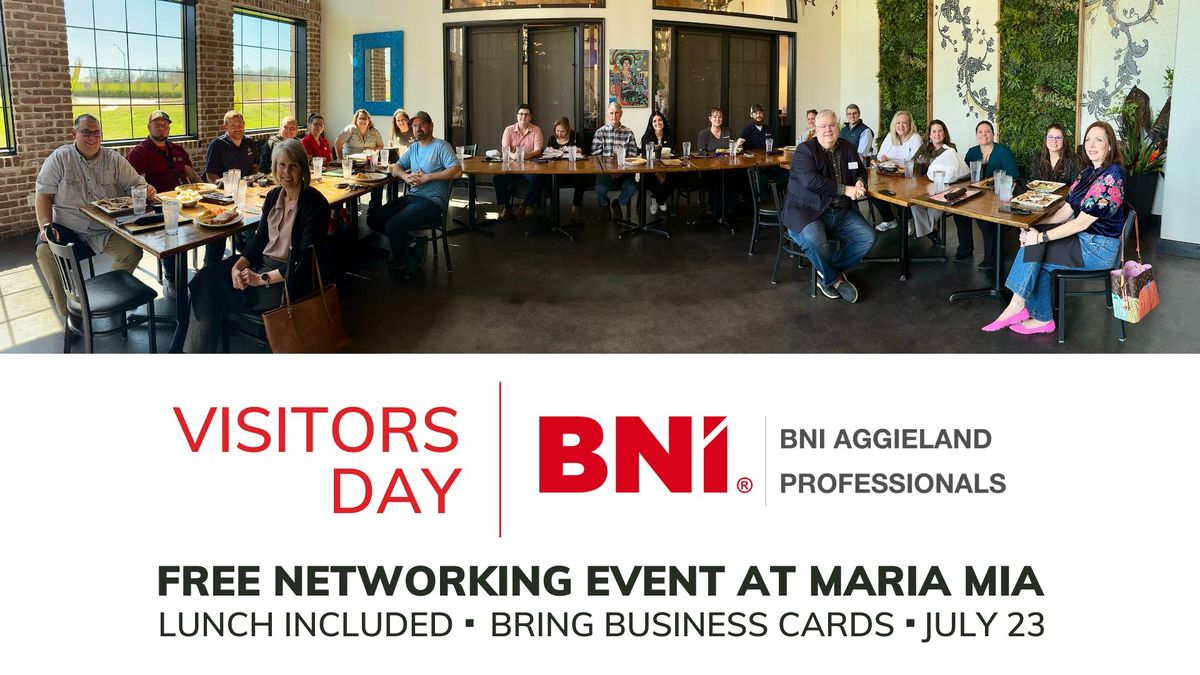 Business Networking Lunch: Visitor's Day! 