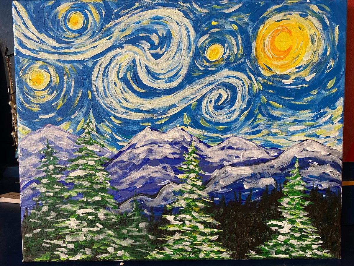 Snowy Scene Canvas Class