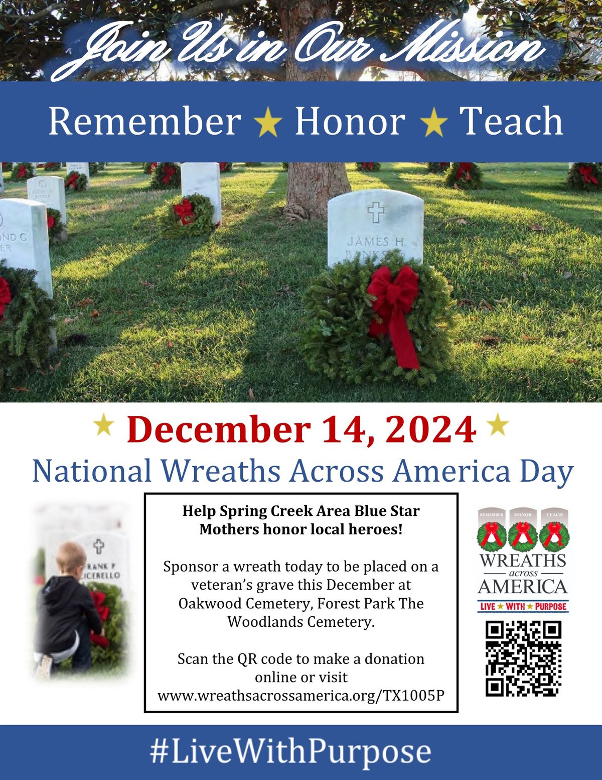 Honoring Veterans with Wreaths