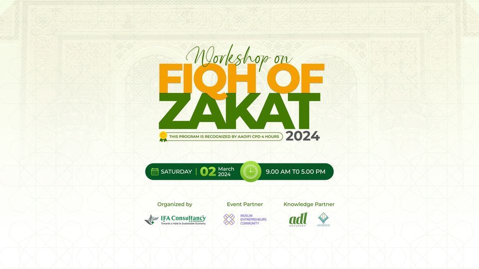 Workshop on Fiqh of Zakat-2024