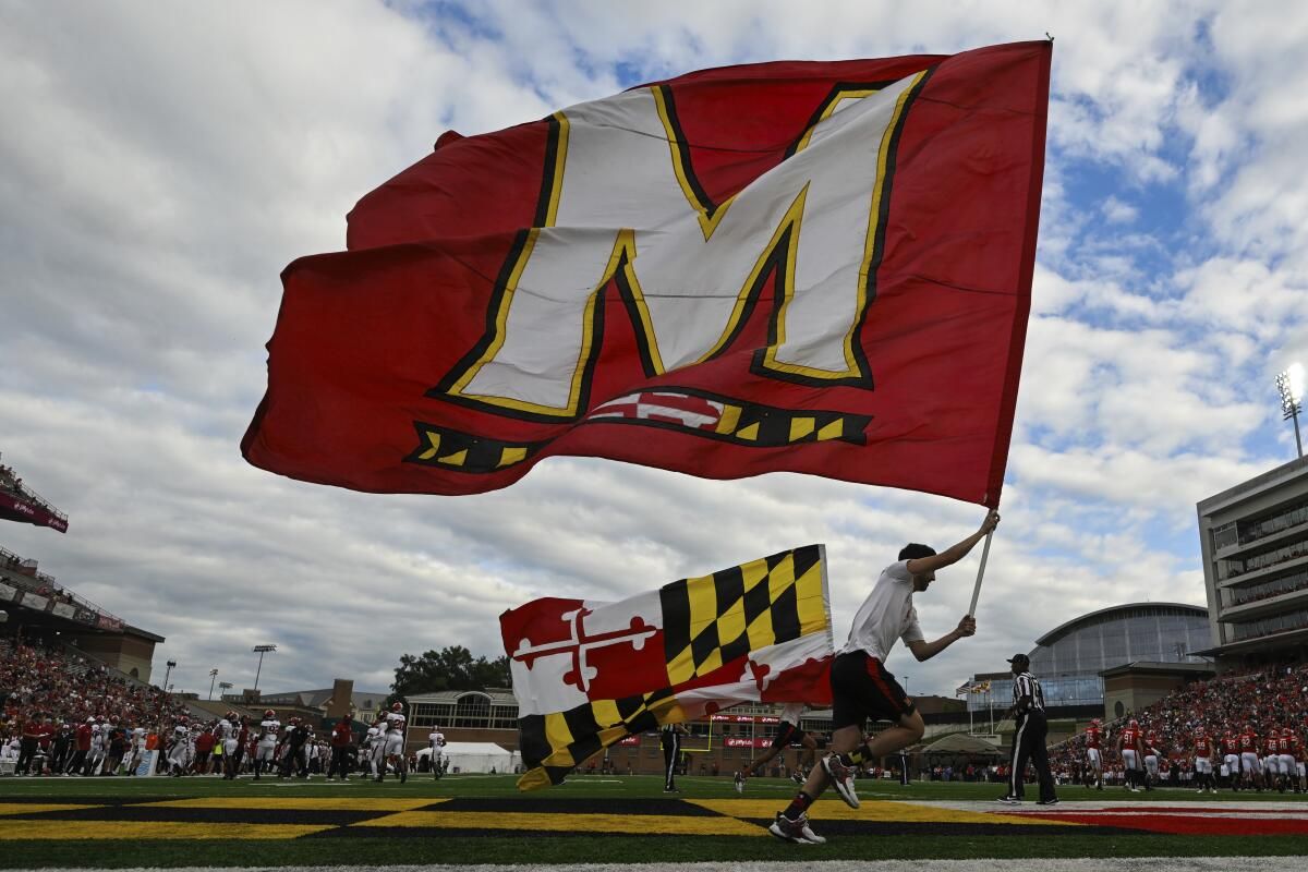 Indiana Hoosiers at Maryland Terrapins Football at SECU Stadium