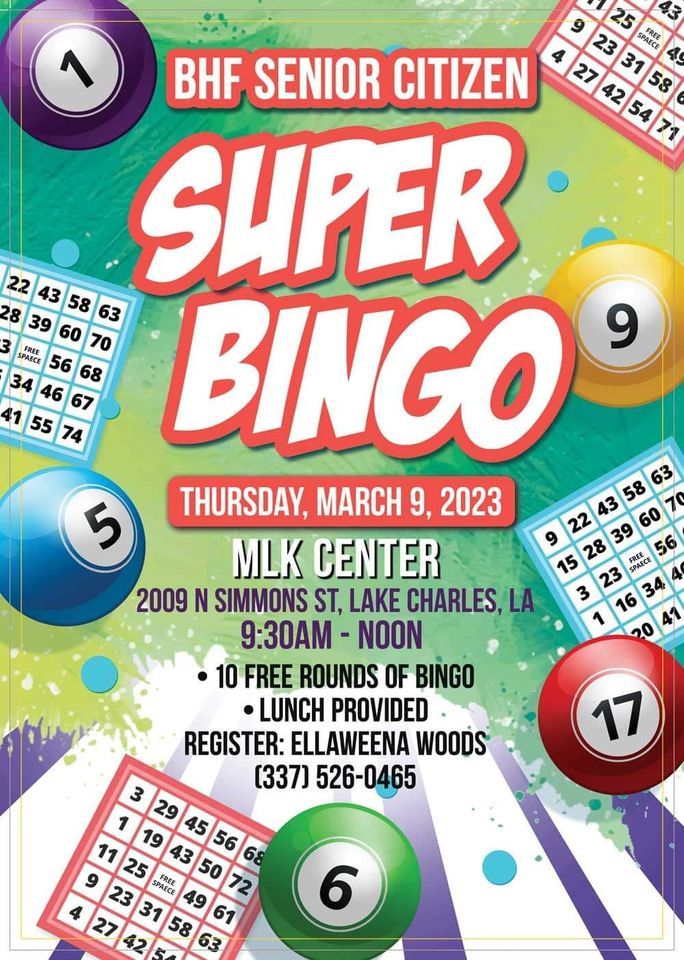 Senior Citizen Super Bingo