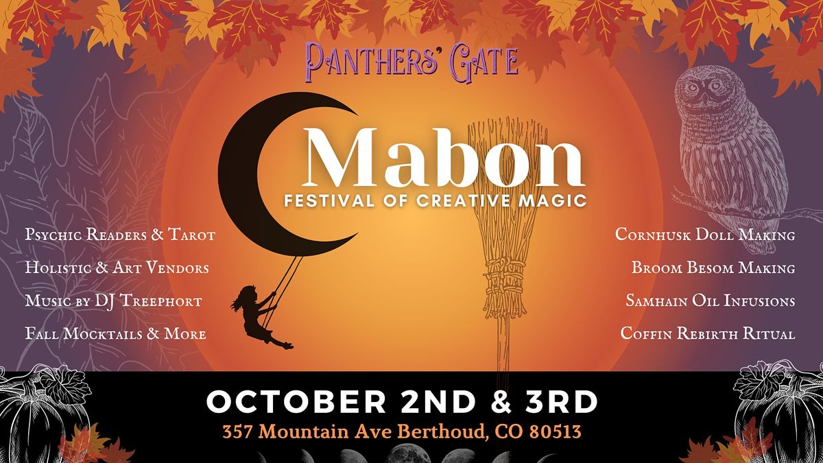 Mabon Fair: Metaphysics, Crafts & Magic